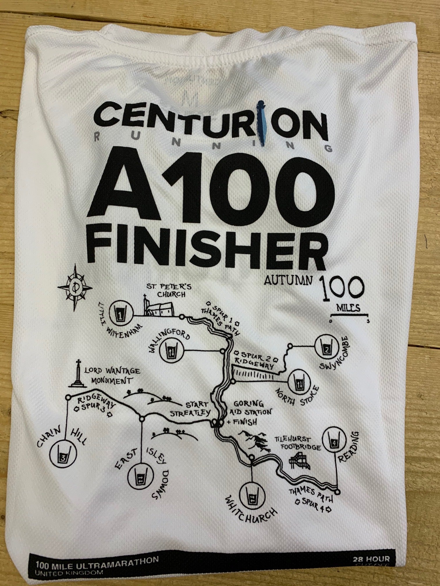 Centurion Running A100 | Autumn 100 Finisher Tee