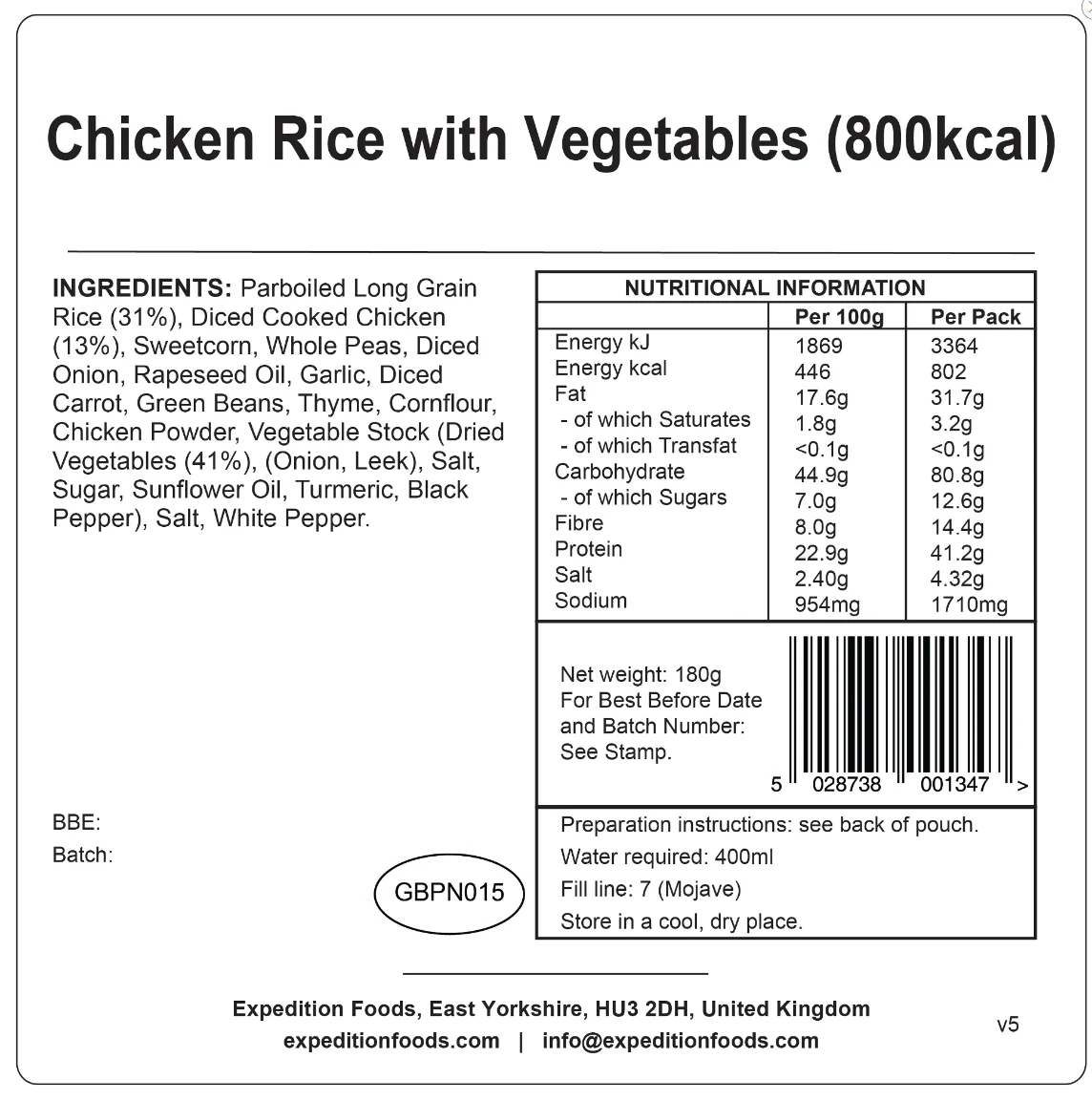 Expedition Foods Meal 800KCAL - Image 24