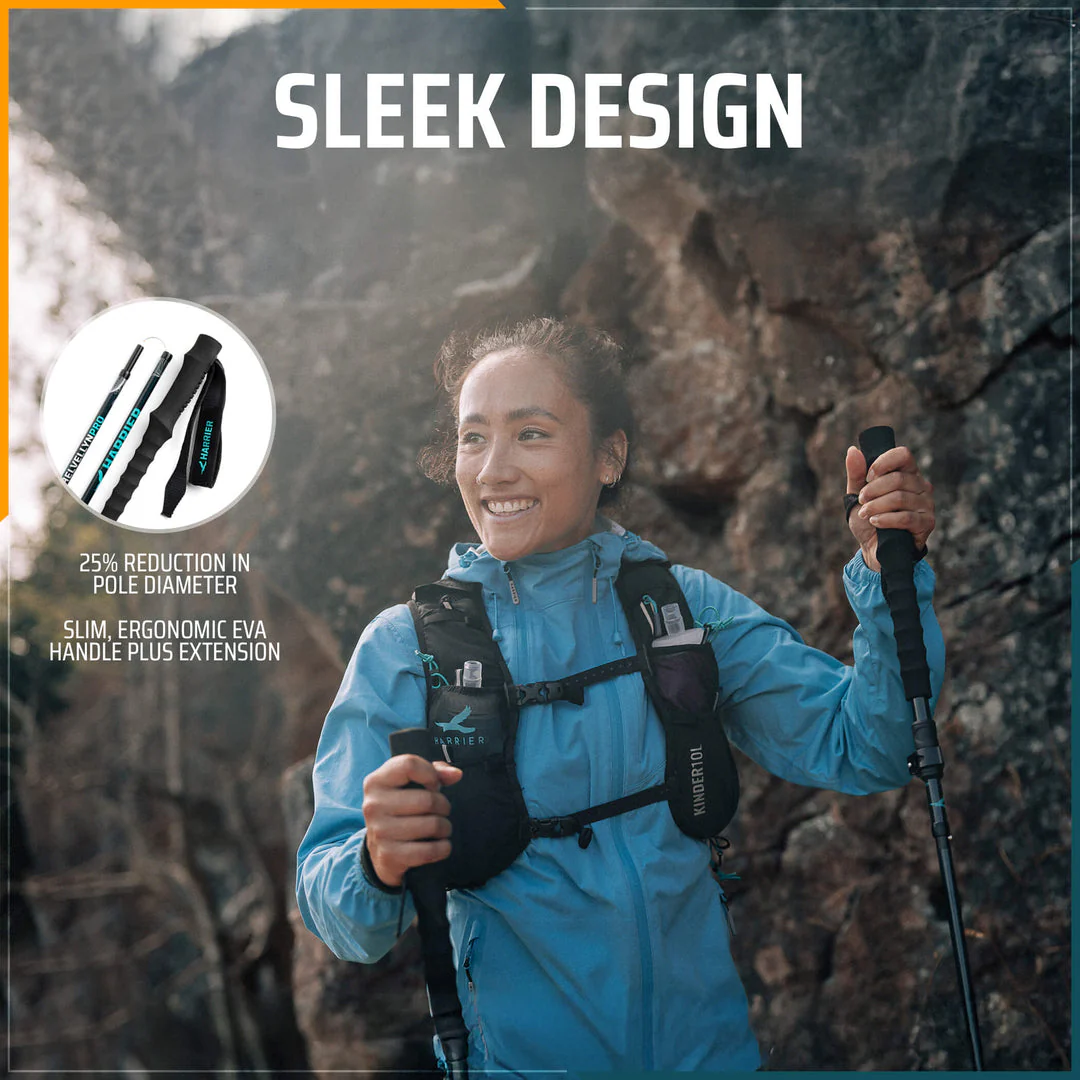 Harrier Helvellyn Carbon Z Trail Running Adjustable poles V2 - Image 9
