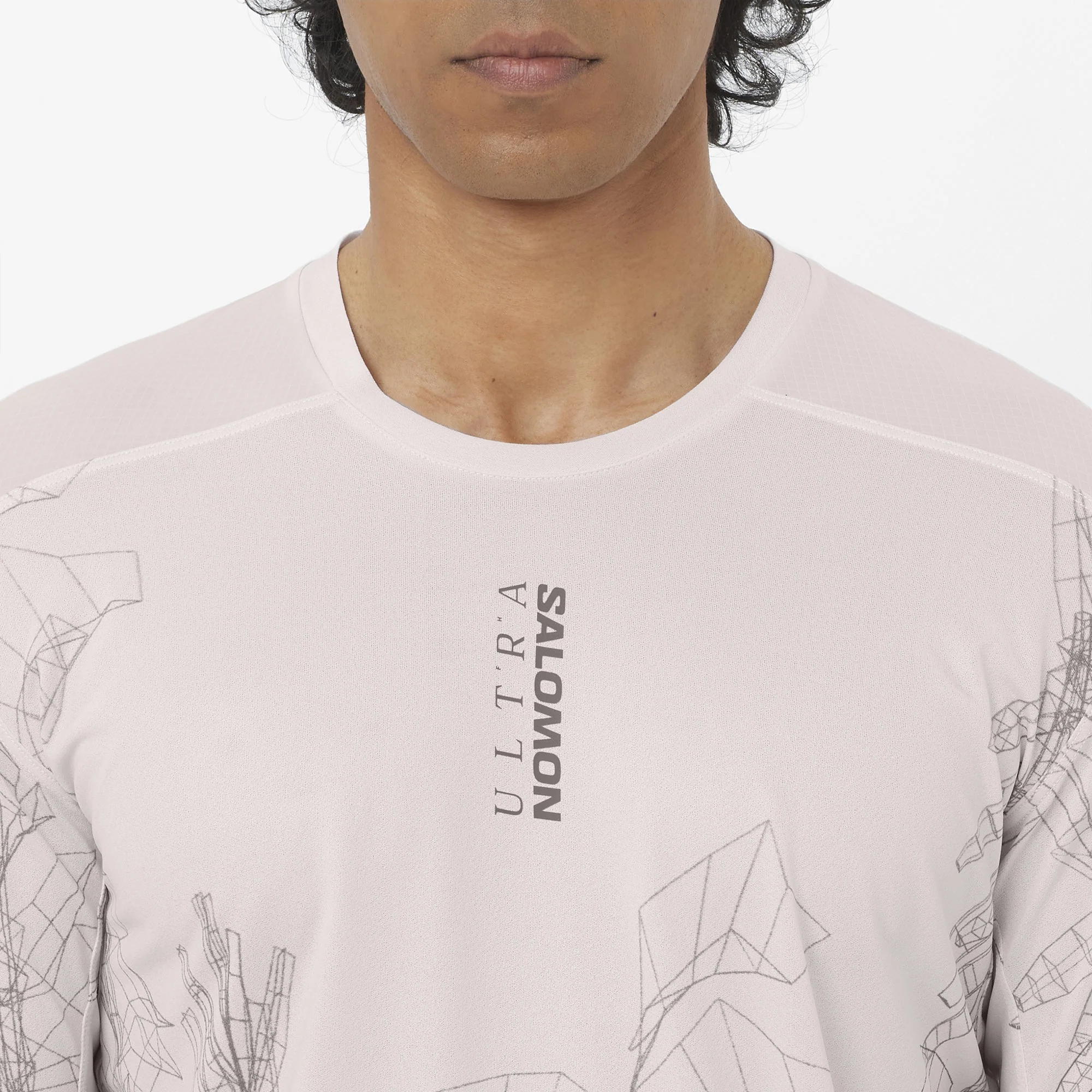 Salomon S/Lab Ultra Tee Mens SS26 Lilac Ash - Image 3