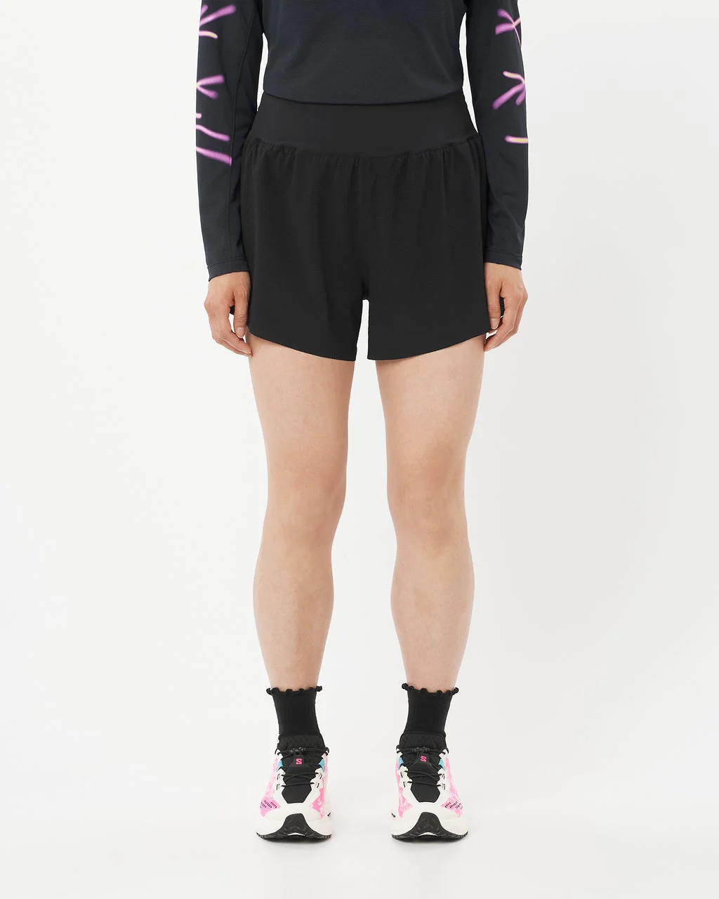 Salomon Sense Aero Stow 4" Shorts Womens SS26