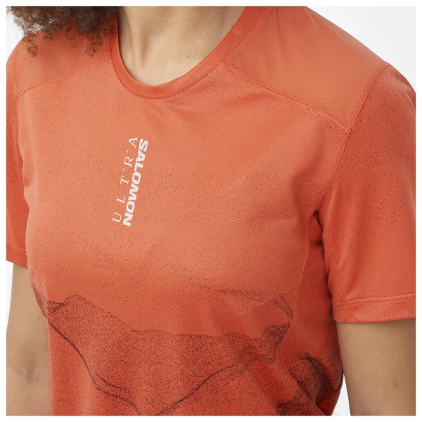 Salomon S/Lab Ultra Tee Womens SS25 Burnt Sienna - Image 5