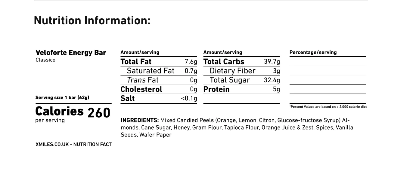 Veloforte Energy bars 70g - Image 4